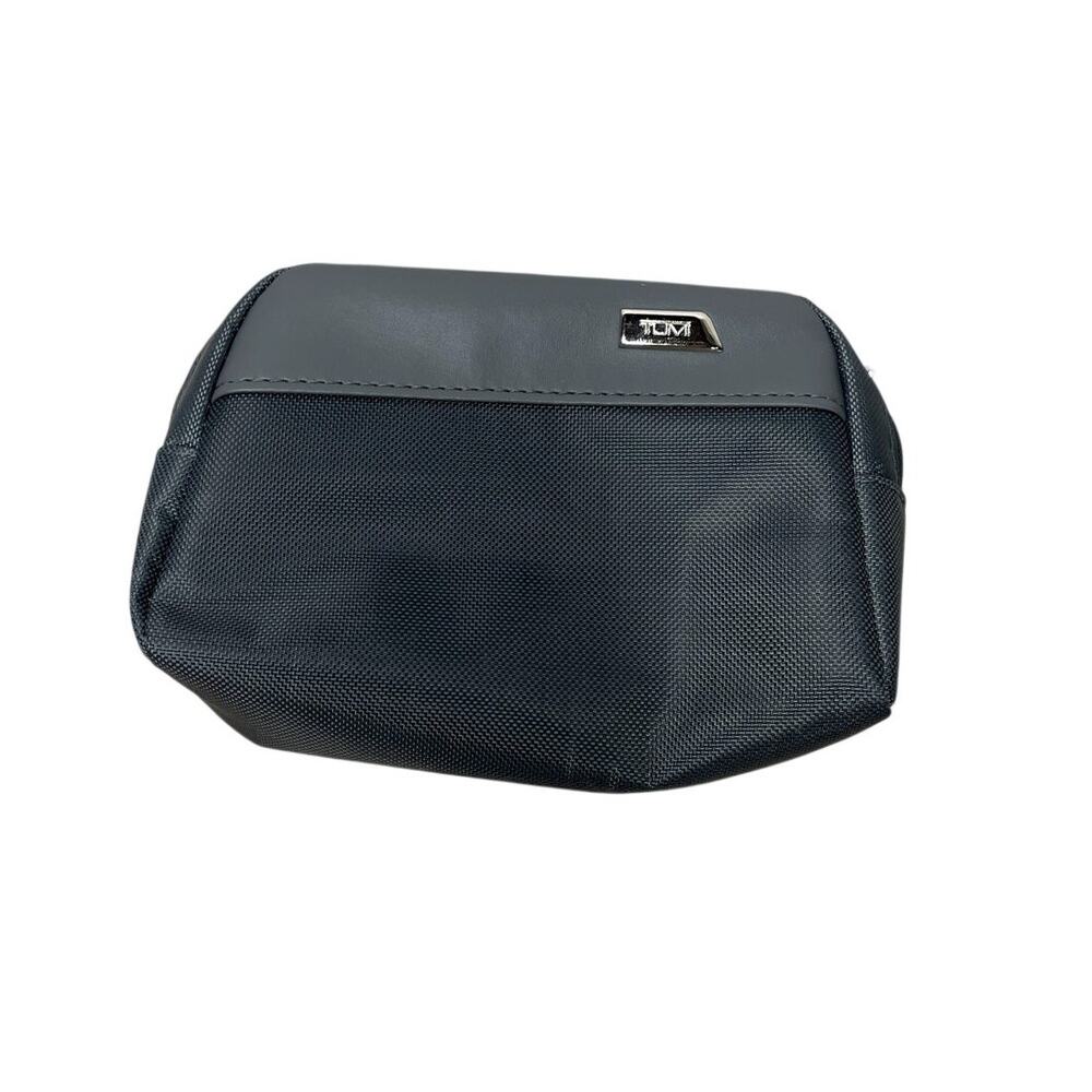 Tumi for Delta Small Zip Pouch Travel Case Cosmetic Bag Toiletry Bag